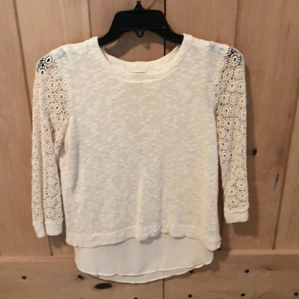 Lucky Brand Cream Sweater - XSmall